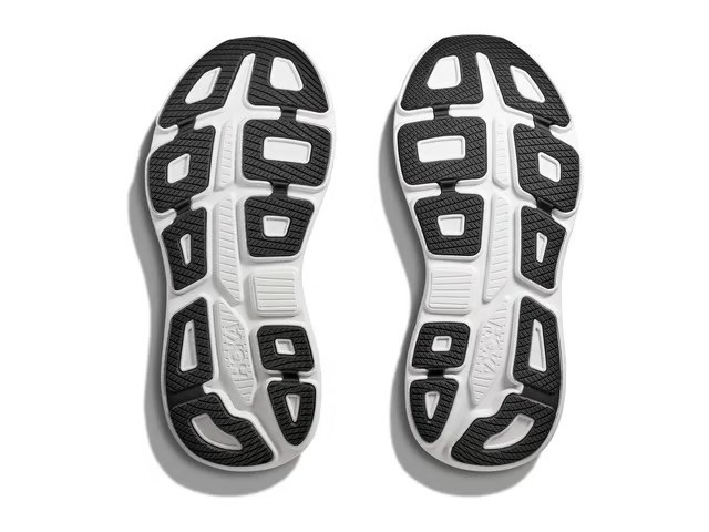 Hoka Bondi 9 Running Shoes - Black And White