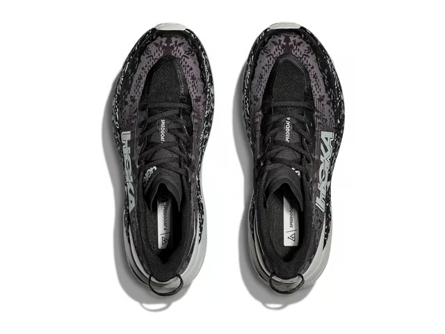 Hoka Speedgoat 6 Trail Running Shoes - Black And White