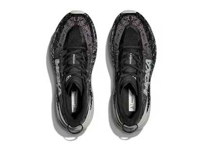 Hoka Speedgoat 6 Trail Running Shoes - Black And White