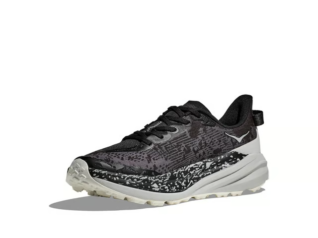 Hoka Speedgoat 6 Trail Running Shoes - Black And White