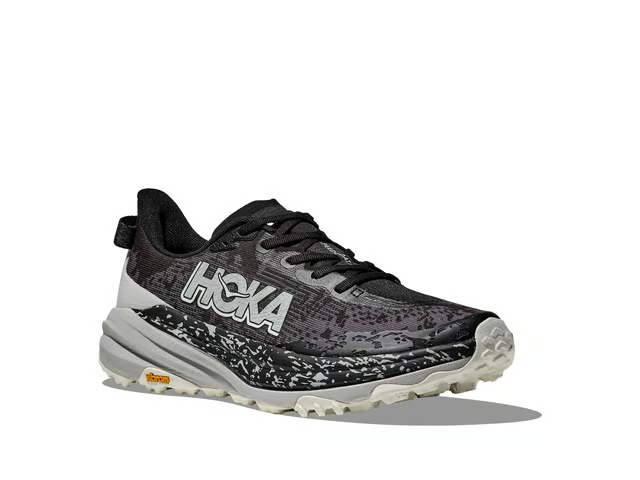 Hoka Speedgoat 6 Trail Running Shoes - Black And White