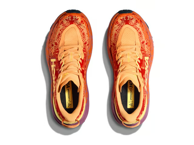 Hoka Speedgoat 6 Trail Running Shoes - Orange And Purple