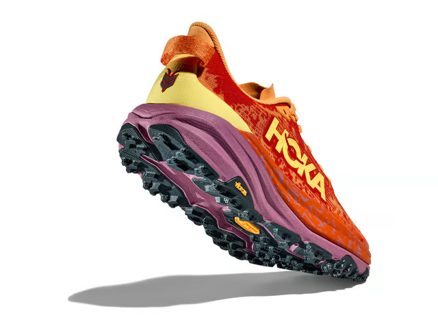 Hoka Speedgoat 6 Trail Running Shoes - Orange And Purple