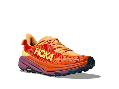 Hoka Speedgoat 6 Trail Running Shoes - Orange And Purple
