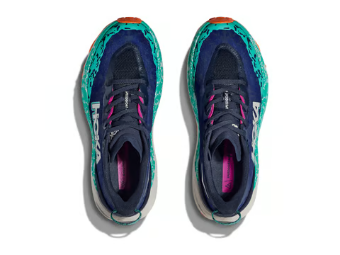 Hoka Speedgoat 6 Trail Running Shoes - Navy And Teal