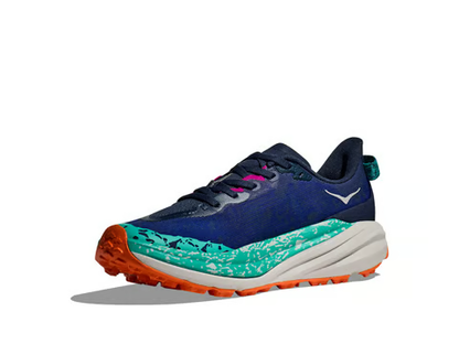 Hoka Speedgoat 6 Trail Running Shoes - Navy And Teal