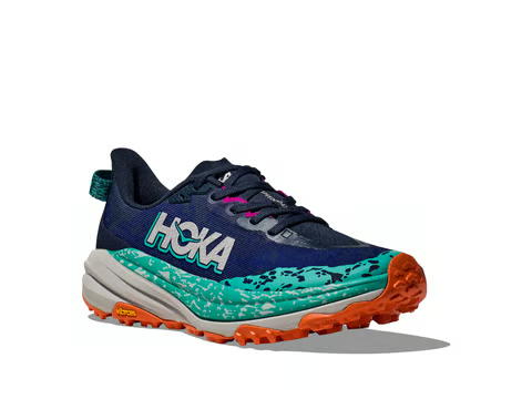 Hoka Speedgoat 6 Trail Running Shoes - Navy And Teal