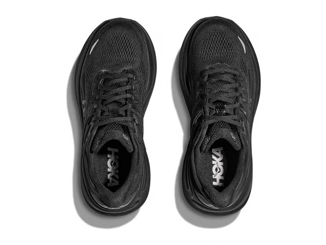Hoka Bondi 9 Running Shoes - All Black