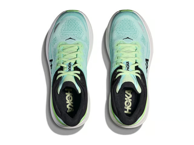 Hoka Bondi 9 Running Shoes - Mint And Lime