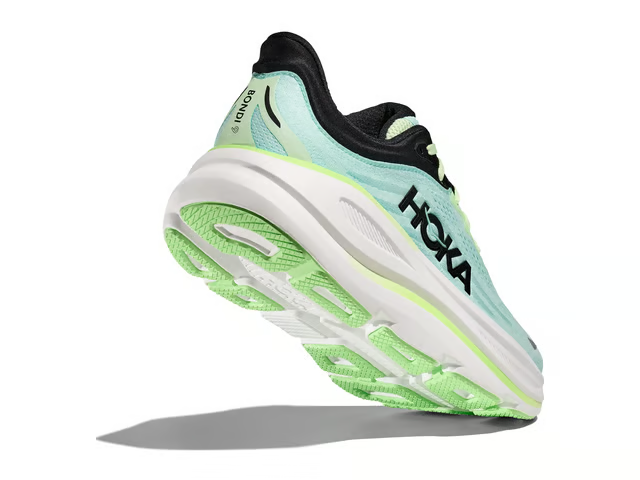 Hoka Bondi 9 Running Shoes - Mint And Lime