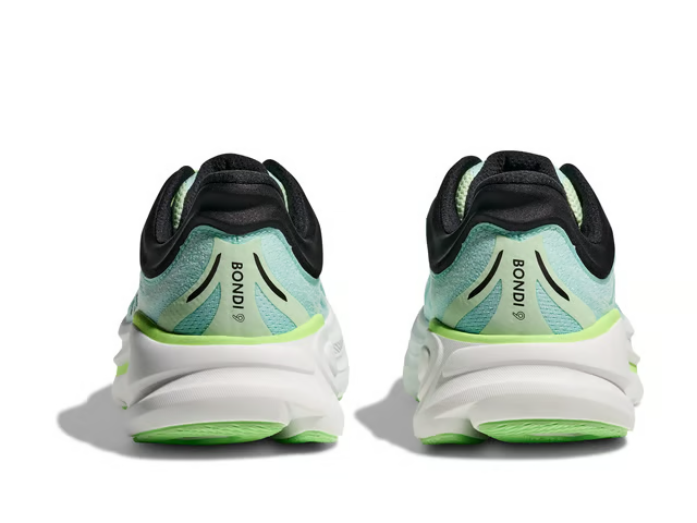 Hoka Bondi 9 Running Shoes - Mint And Lime