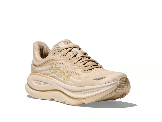 Hoka Bondi 9 Running Shoes - Sand Beige