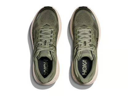 Hoka Bondi 9 Running Shoes - Olive And Cream