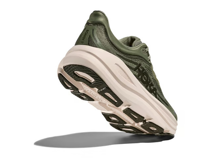 Hoka Bondi 9 Running Shoes - Olive And Cream