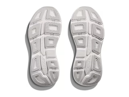 Hoka Bondi 9 Running Shoes - White With Multicolor Accents