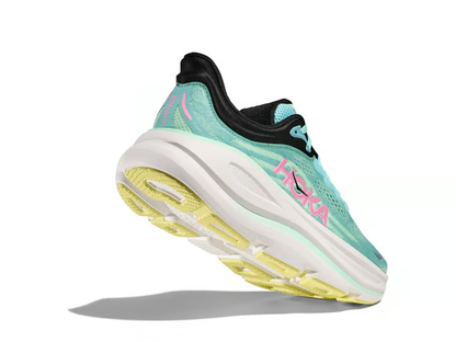 Hoka Bondi 9 Running Shoes - Mint With Pink Accents