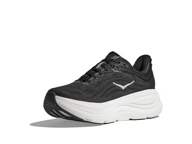 Hoka Bondi 9 Running Shoes - Black And White