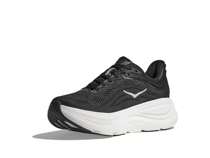 Hoka Bondi 9 Running Shoes - Black And White