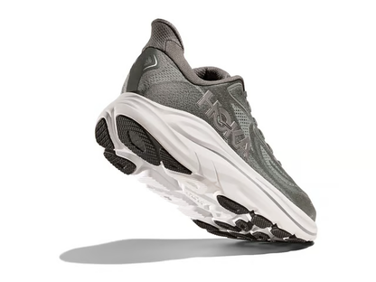 Hoka Clifton 10 Running Shoes - Gray And White