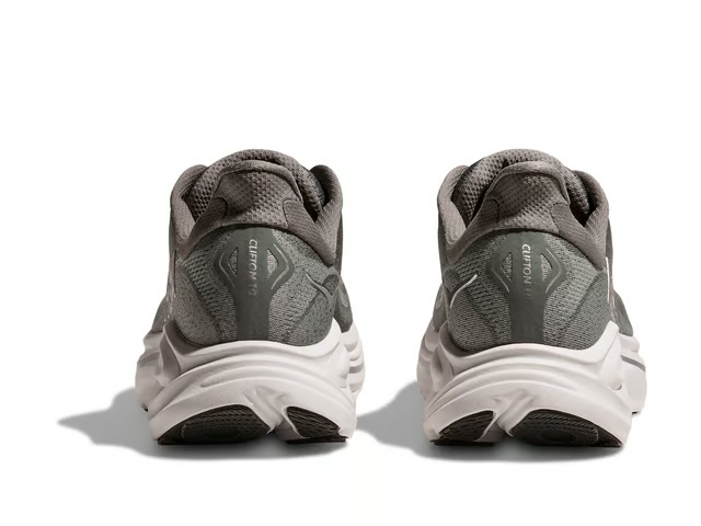 Hoka Clifton 10 Running Shoes - Gray And White