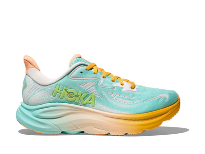 Hoka Clifton 10 Running Shoes - Mint And Orange