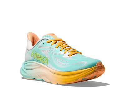 Hoka Clifton 10 Running Shoes - Mint And Orange