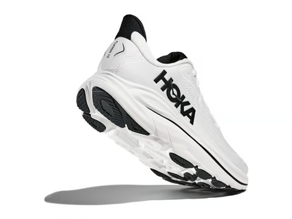 Hoka Clifton 10 Running Shoes - White And Black