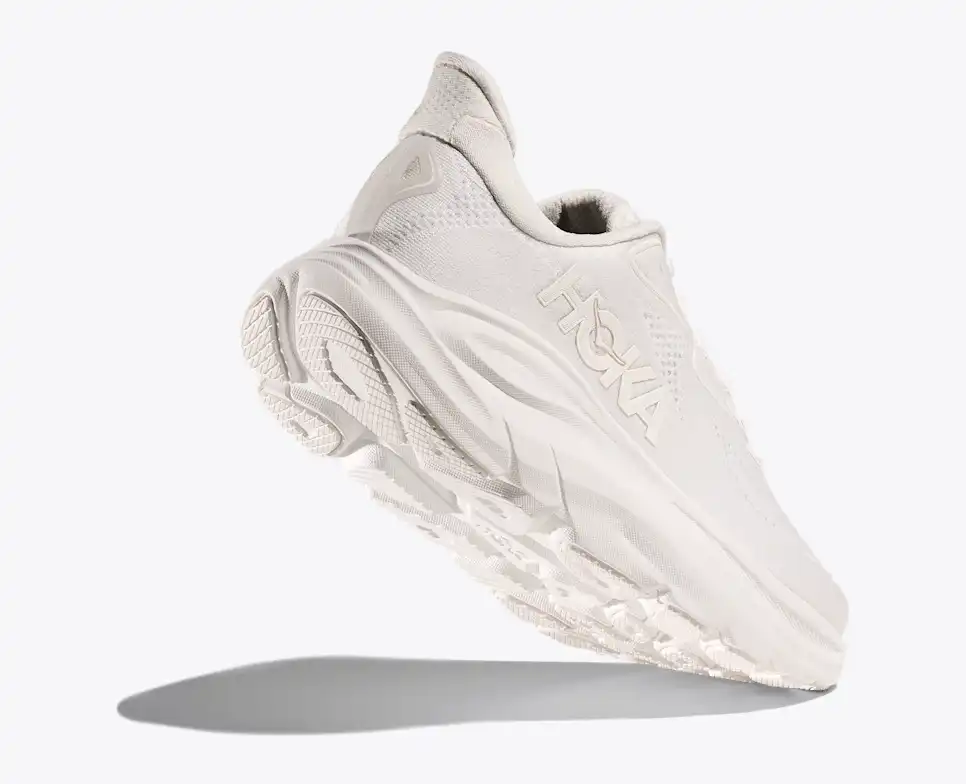 Hoka Clifton 10 Running Shoes - All White