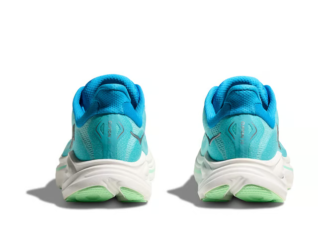 Hoka Clifton 10 Running Shoes - Aqua Blue And Mint