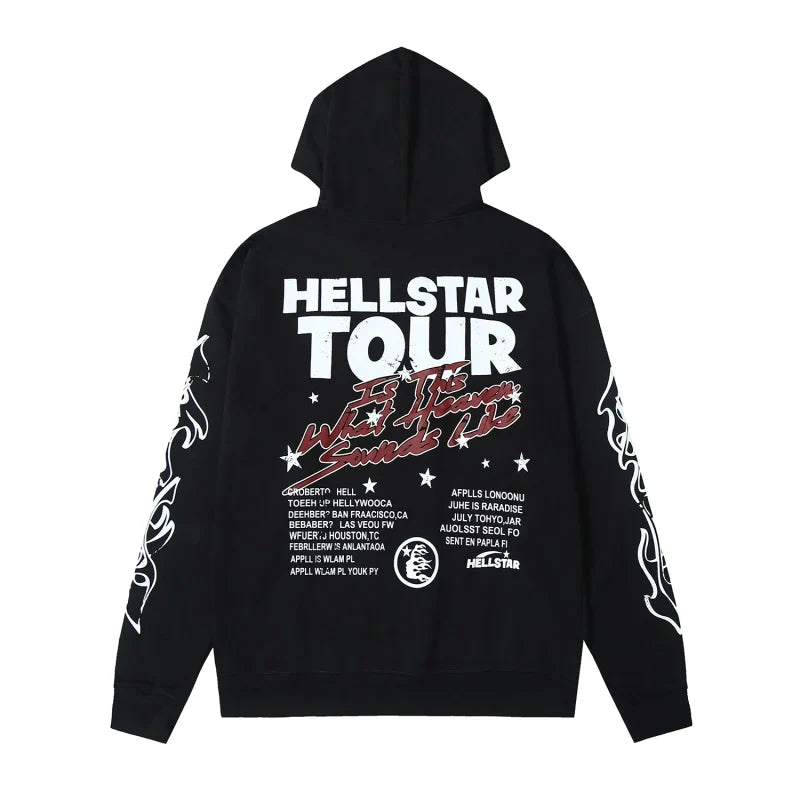 Hellstar Records Hoodie Black
