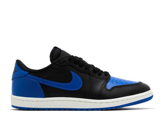 Air Jordan 1 Retro Low '85 OG 'Royal' Black and Blue Sneakers