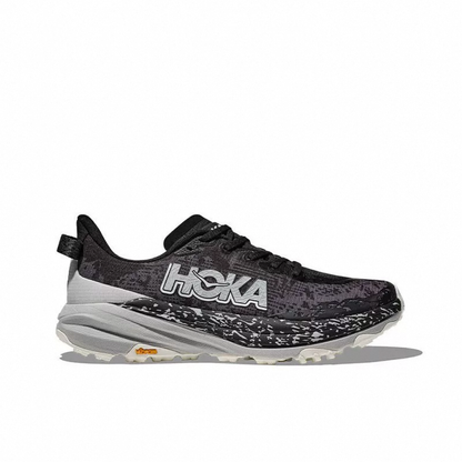 Hoka Speedgoat 6 Trail Running Shoes - Black And White