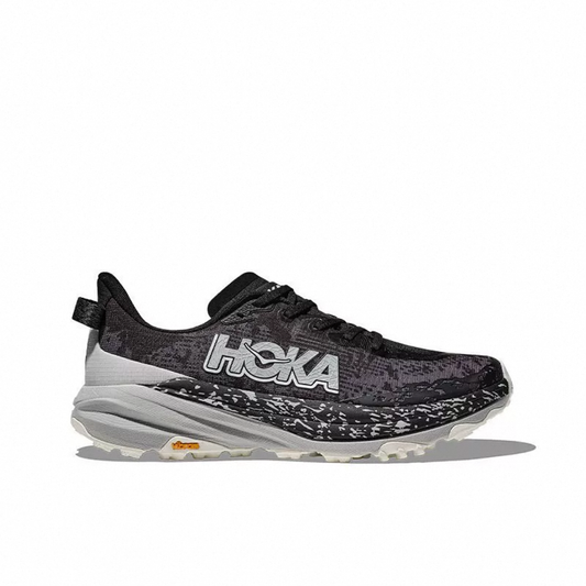 Hoka Speedgoat 6 Trail Running Shoes - Black And White