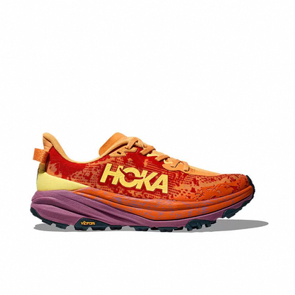 Hoka Speedgoat 6 Trail Running Shoes - Orange And Purple
