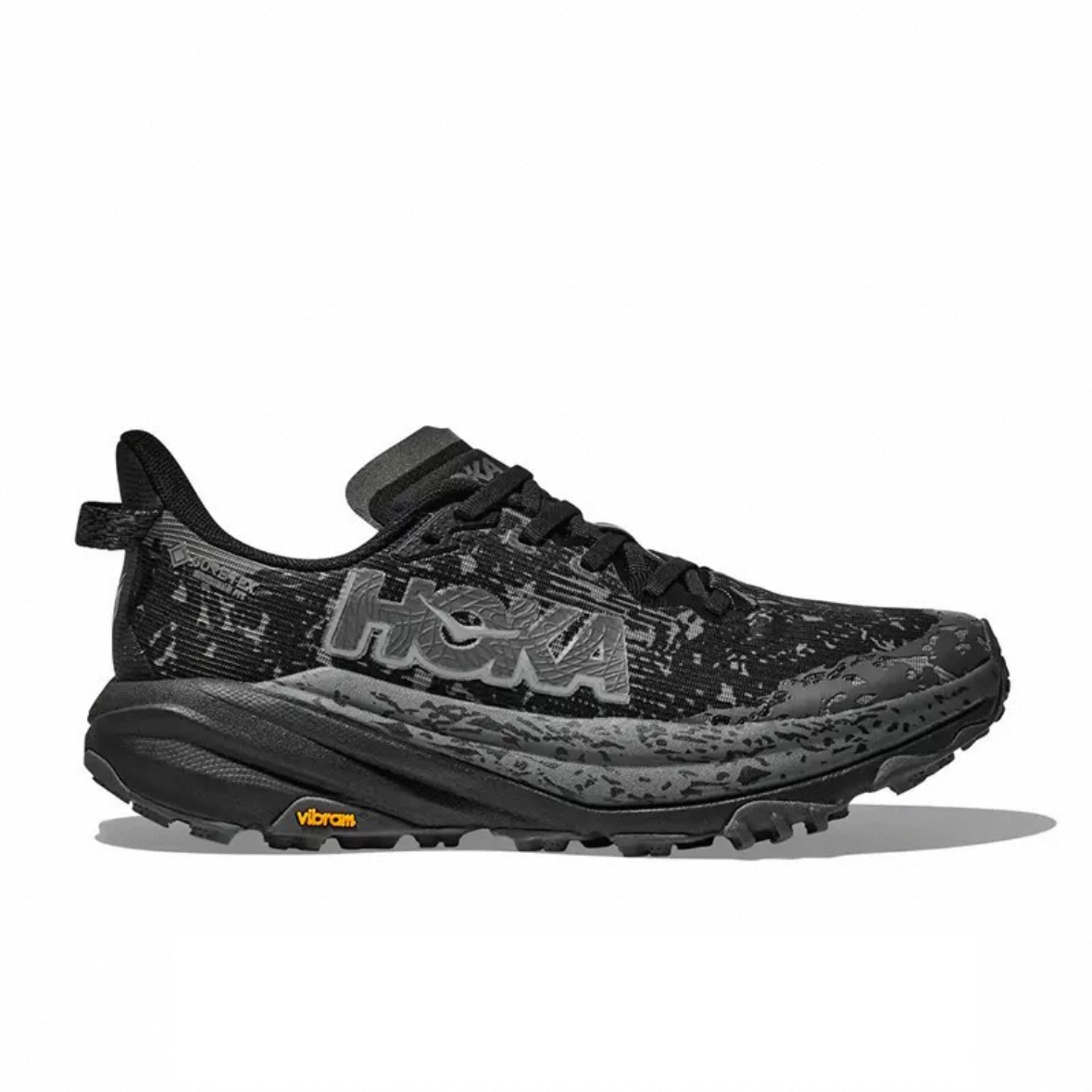 Hoka Speedgoat 6 GTX Trail Running Shoes - Black And Gray