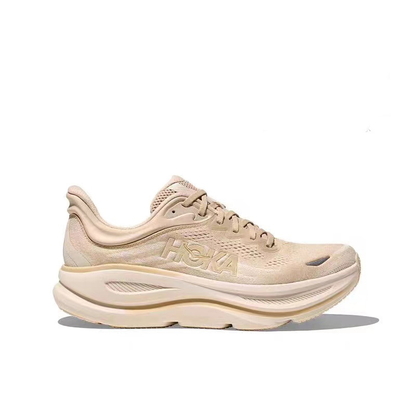 Hoka Bondi 9 Running Shoes - Sand Beige