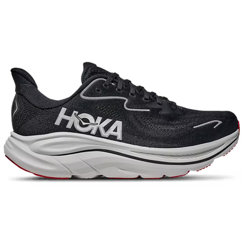 Hoka Clifton 10 Running Shoes - Black And Silver