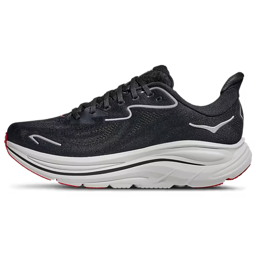Hoka Clifton 10 Running Shoes - Black And Silver