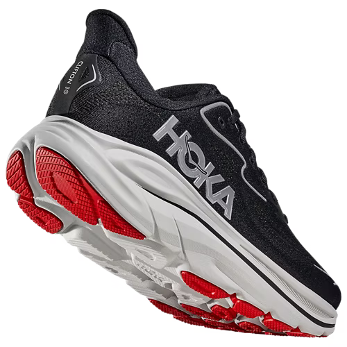 Hoka Clifton 10 Running Shoes - Black And Silver