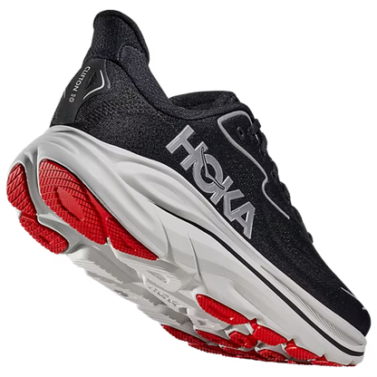 Hoka Clifton 10 Running Shoes - Black And Silver