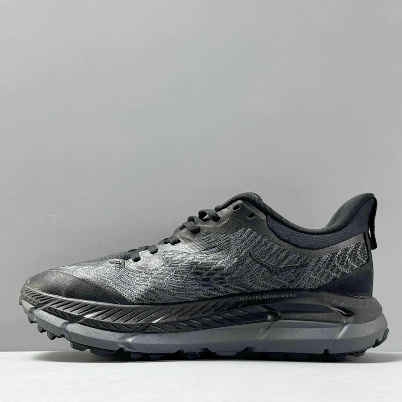 Hoka Mafate Speed 4 Trail Running Shoes - Black And Gray