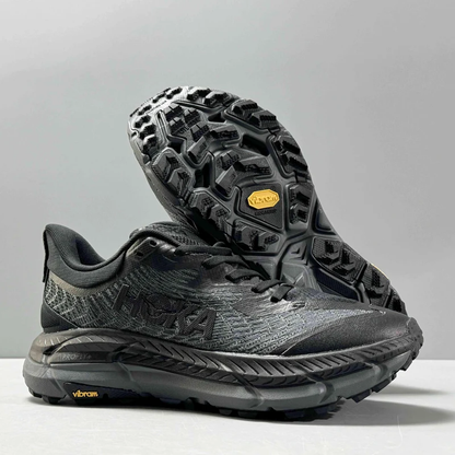 Hoka Mafate Speed 4 Trail Running Shoes - Black And Gray