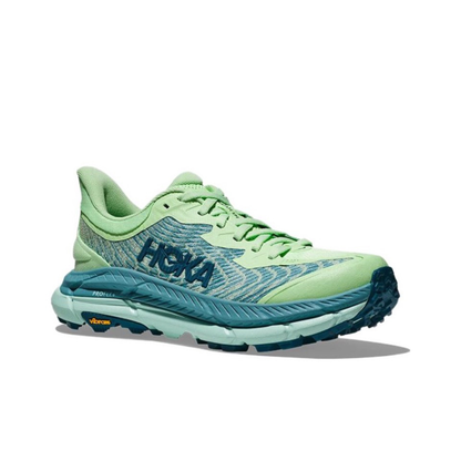 Hoka Mafate Speed 4 Trail Running Shoes - Mint Green And Teal