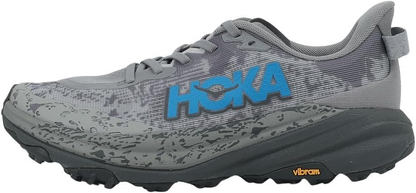 Hoka Speedgoat 6 Trail Running Shoes - Gray And Blue