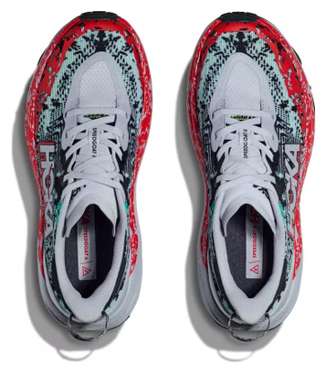 Hoka Speedgoat 6 Trail Running Shoes - Red And Gray
