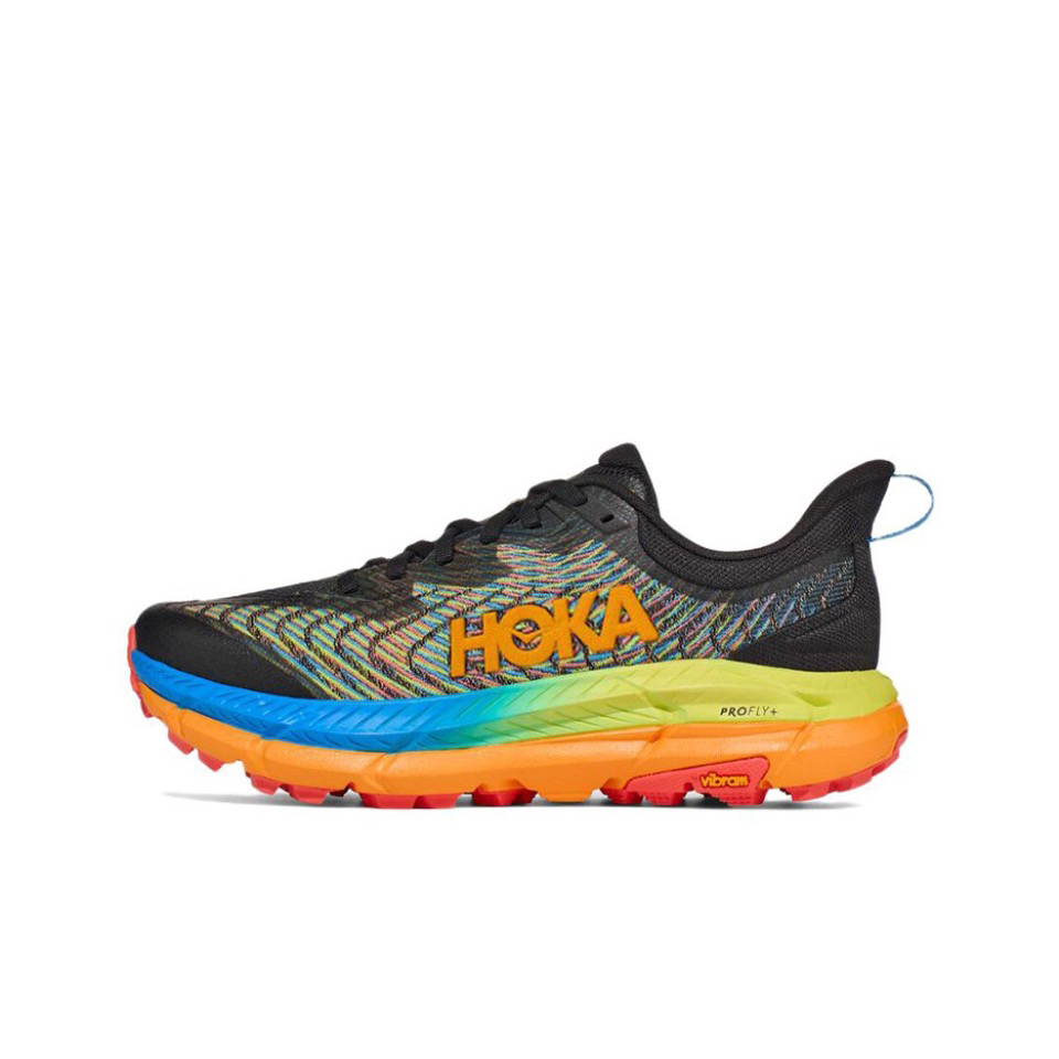 Hoka Mafate Speed 4 Trail Running Shoes - Black And Multicolor