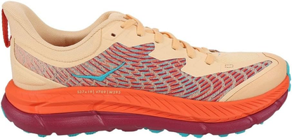 Hoka Mafate Speed 4 Trail Running Shoes - Beige And Orange