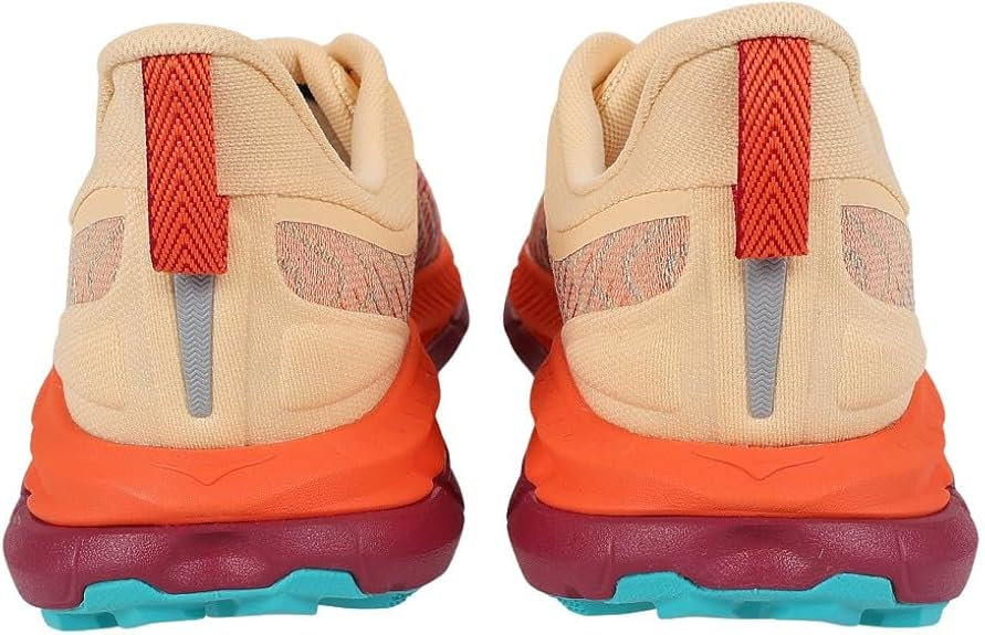 Hoka Mafate Speed 4 Trail Running Shoes - Beige And Orange