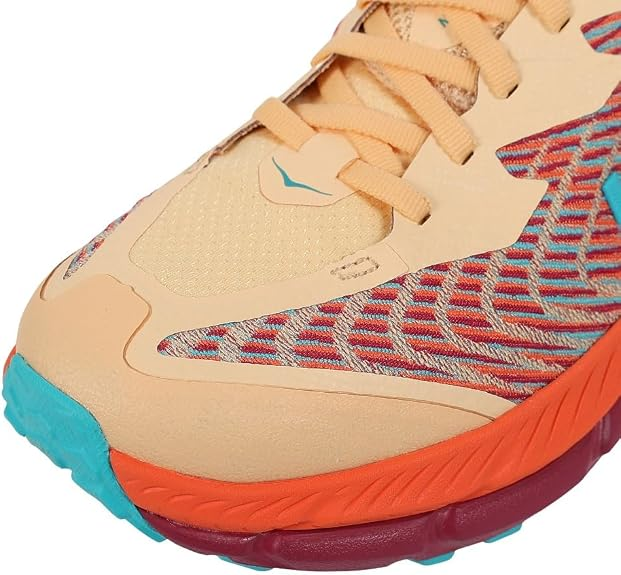 Hoka Mafate Speed 4 Trail Running Shoes - Beige And Orange