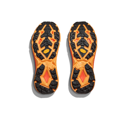 Hoka Mafate Speed 4 Trail Running Shoes - Black And Orange